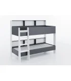 Bunk bed SWAY 90x200 Anthracite / White order